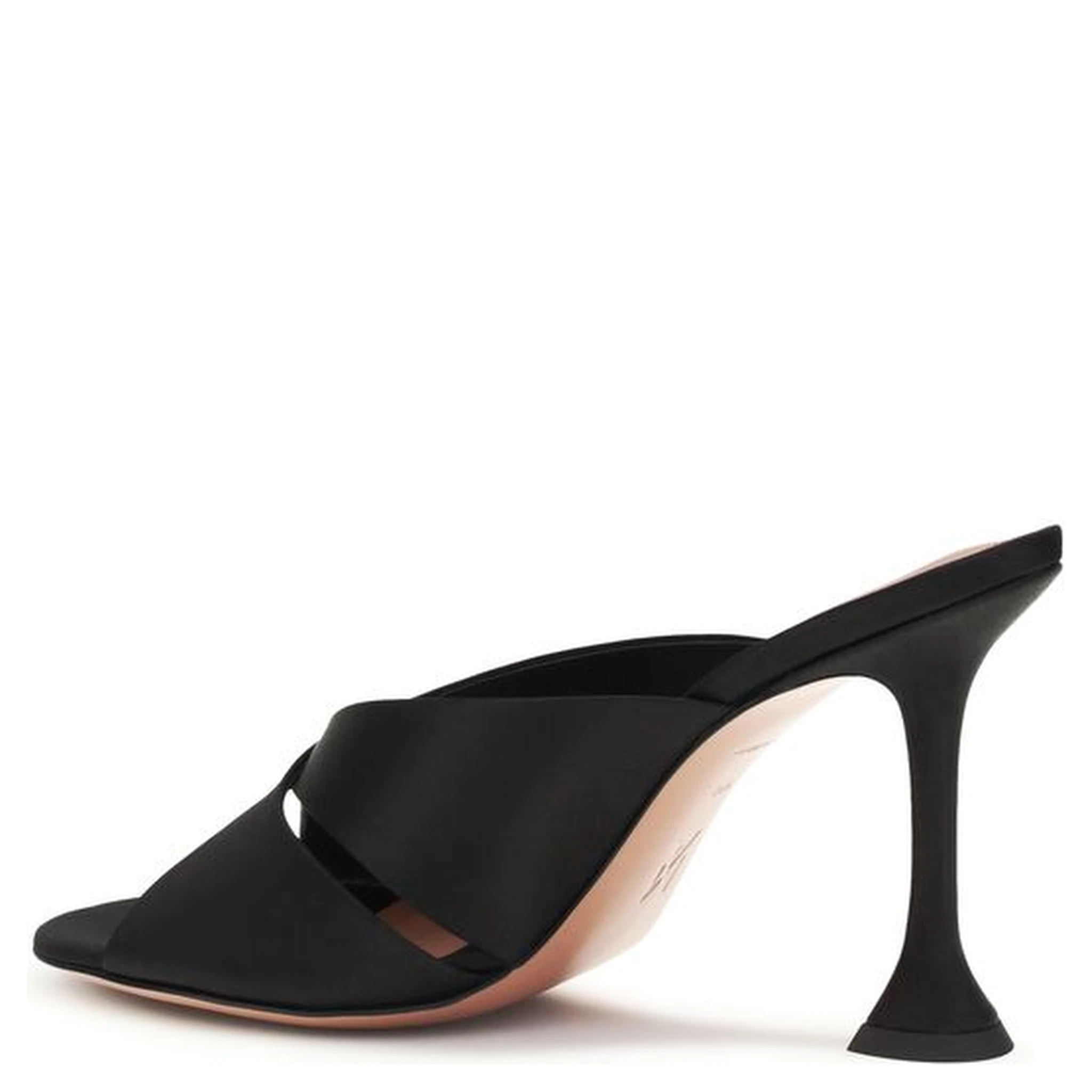 Black Silk Sandals