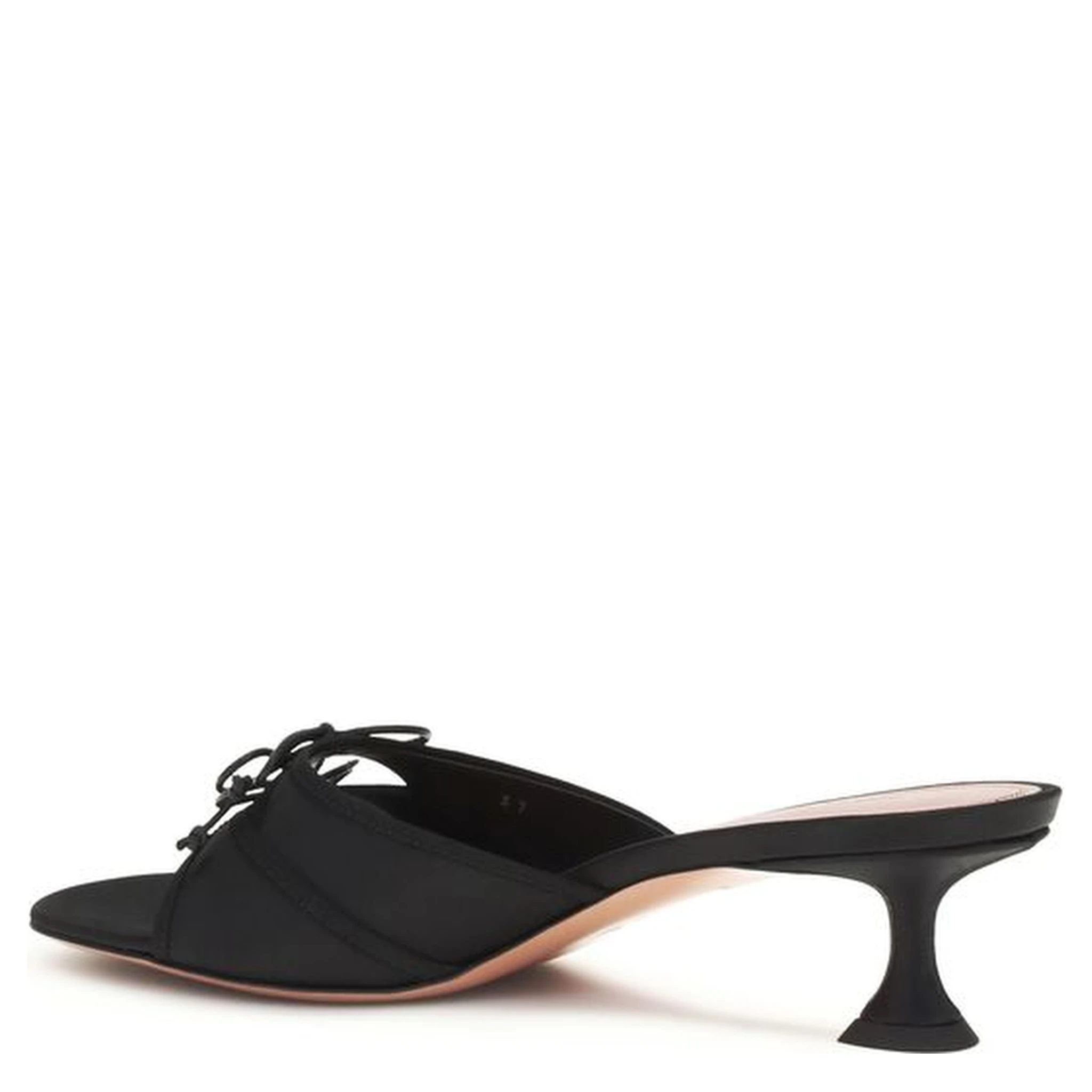 Black Silk Sandals