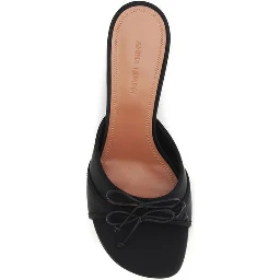 Black Silk Sandals