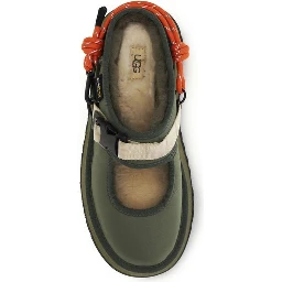 Bicolor Polyester Mules