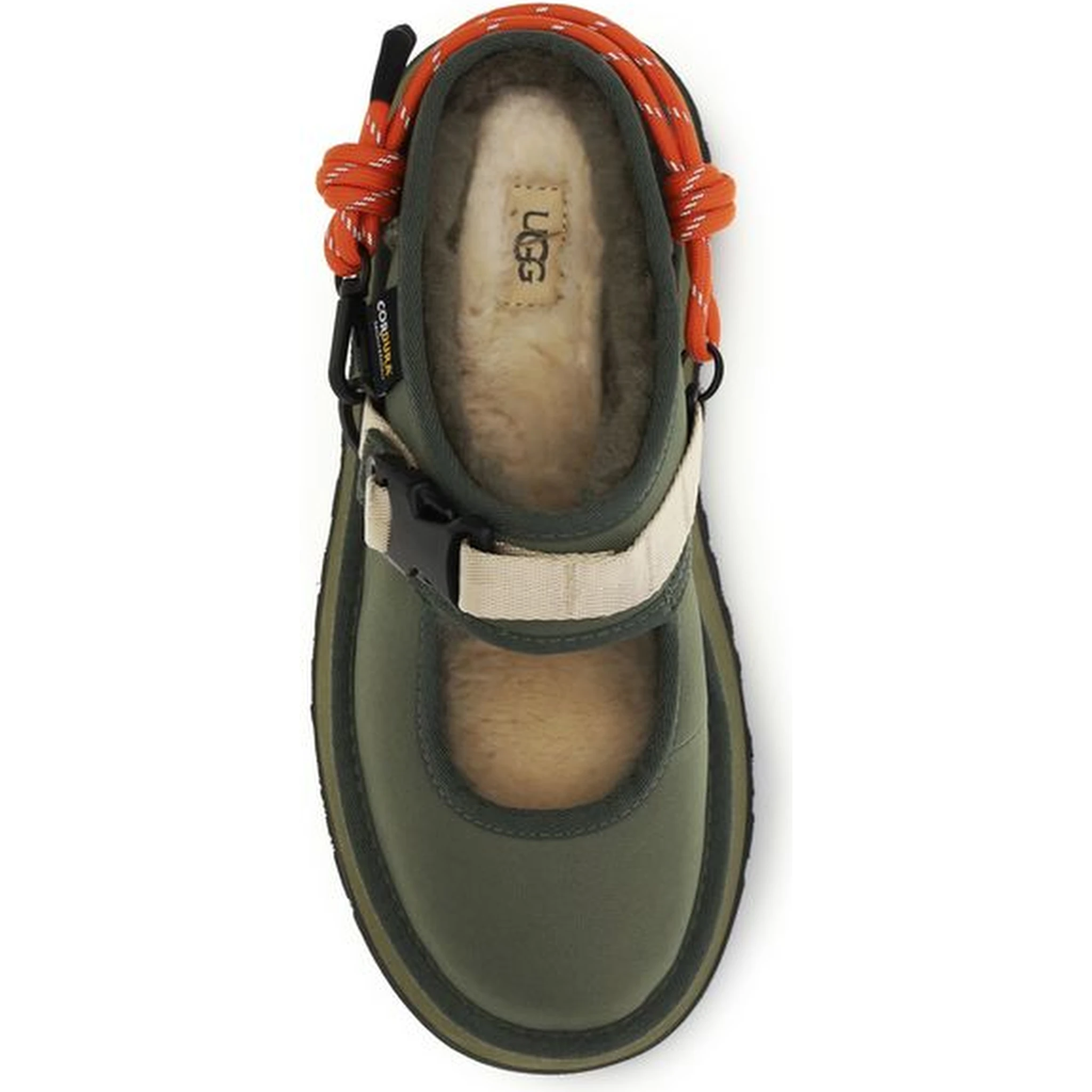 Bicolor Polyester Mules