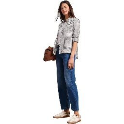 Brown Linen Blouse