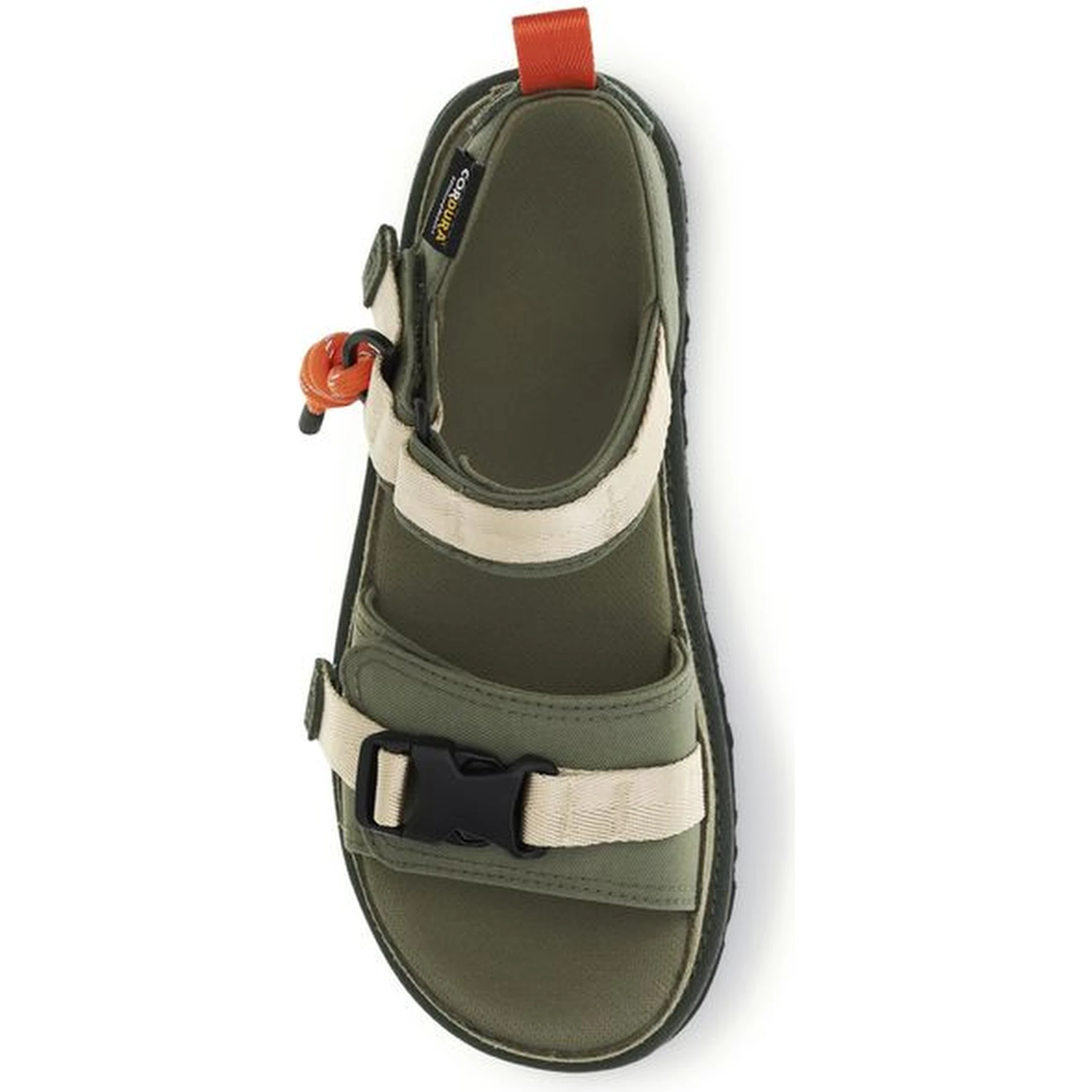 Bicolor Other Fibres Flat Sandals