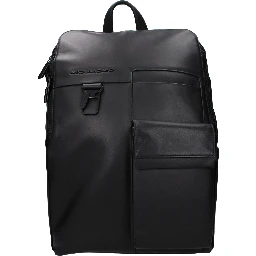 Black Leather Backpack