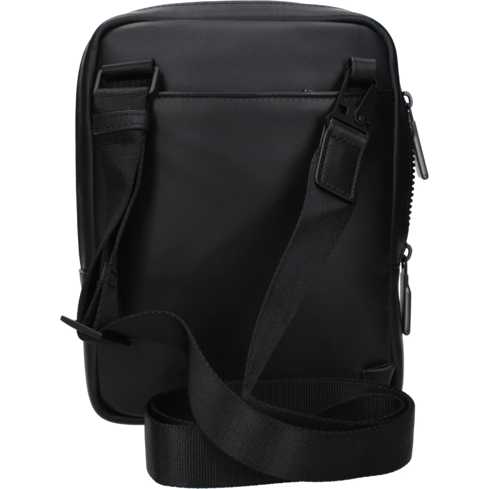 Black Leather Crossbody Bag