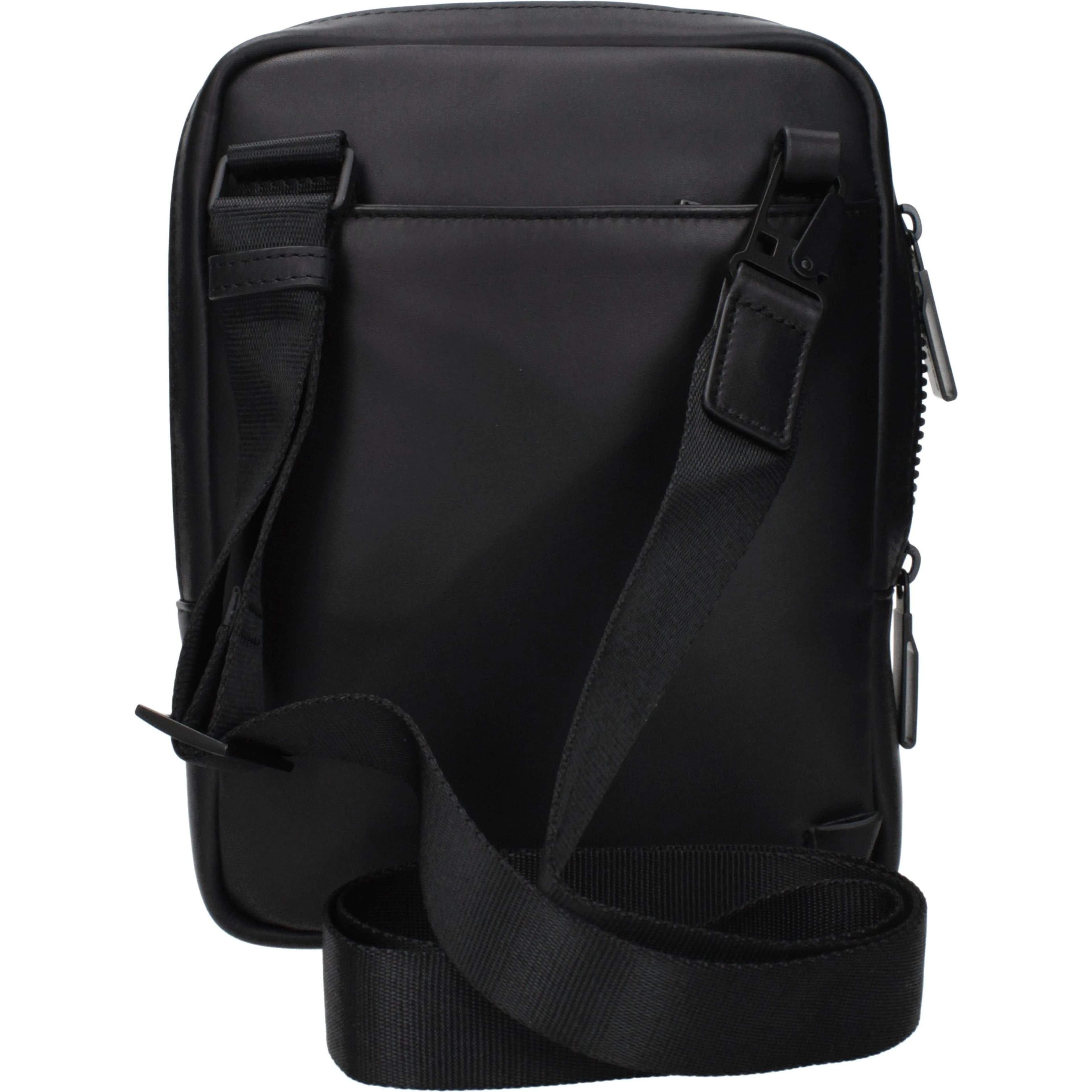 Black Leather Crossbody Bag