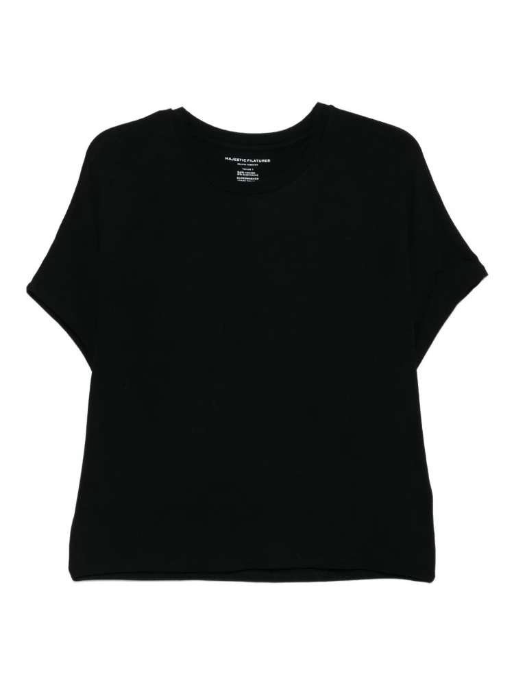Majestic Filatures T-shirts and Polos Black