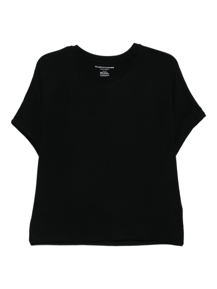 Majestic Filatures T-shirts and Polos Black