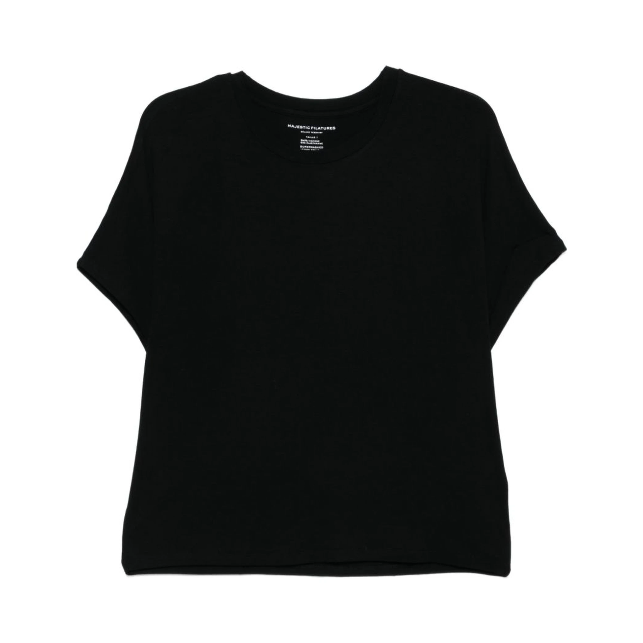 Majestic Filatures T-shirts and Polos Black