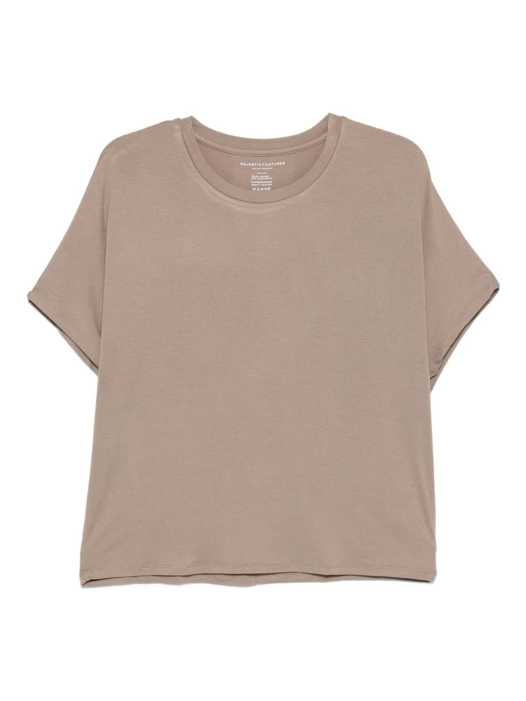 Majestic Filatures T-shirts and Polos Brown