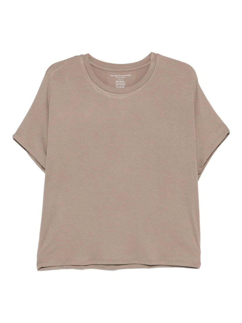 Majestic Filatures T-shirts and Polos Brown
