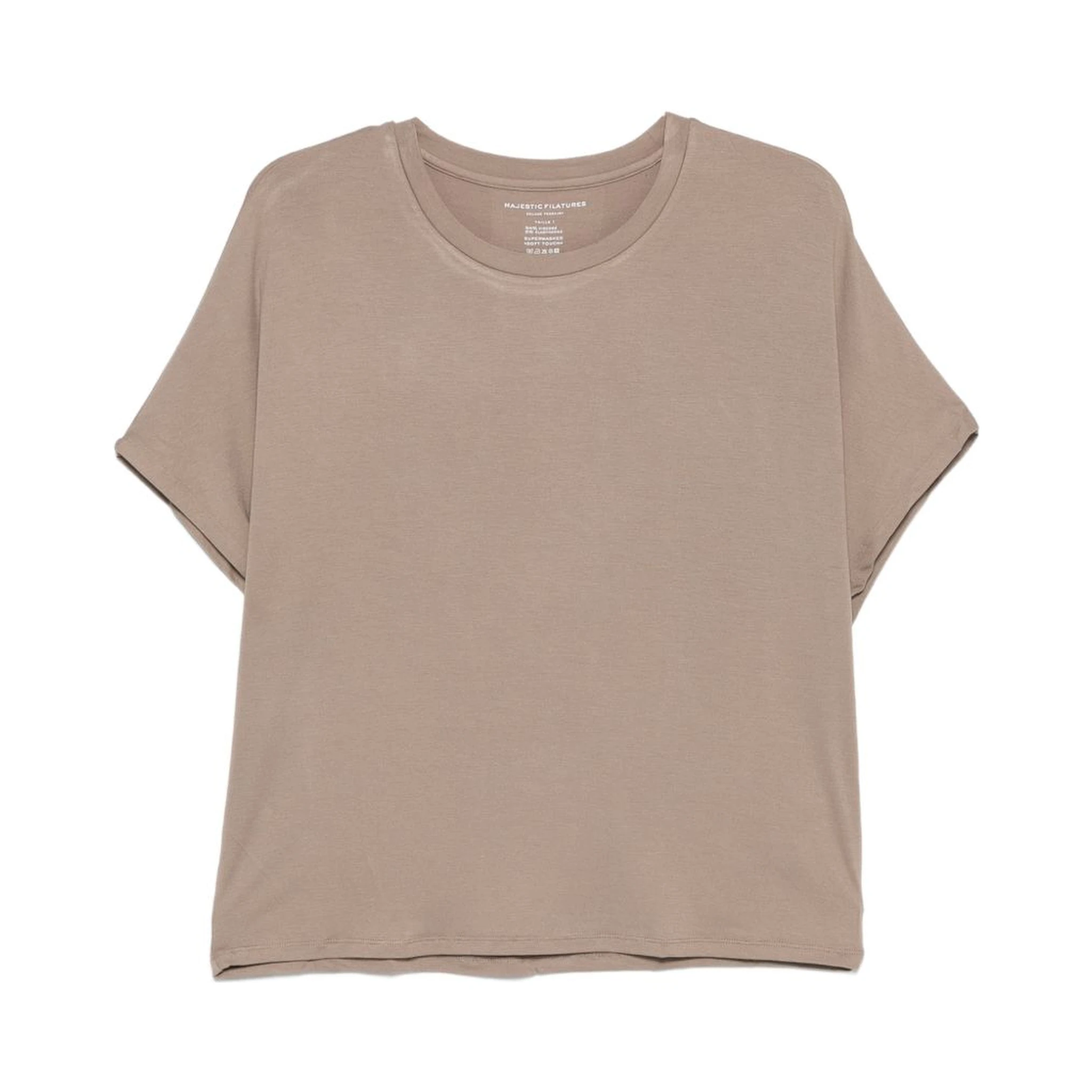 Majestic Filatures T-shirts and Polos Brown