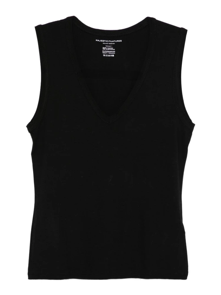 Majestic Filatures T-shirts and Polos Black