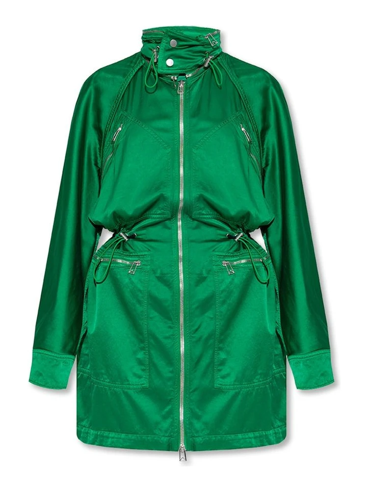 Bicolor Cotton Parka