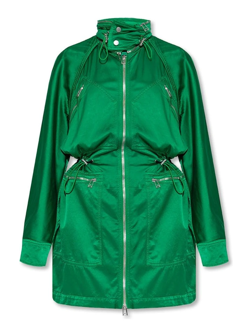 Bicolor Cotton Parka