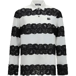 White Cotton Polo Shirt