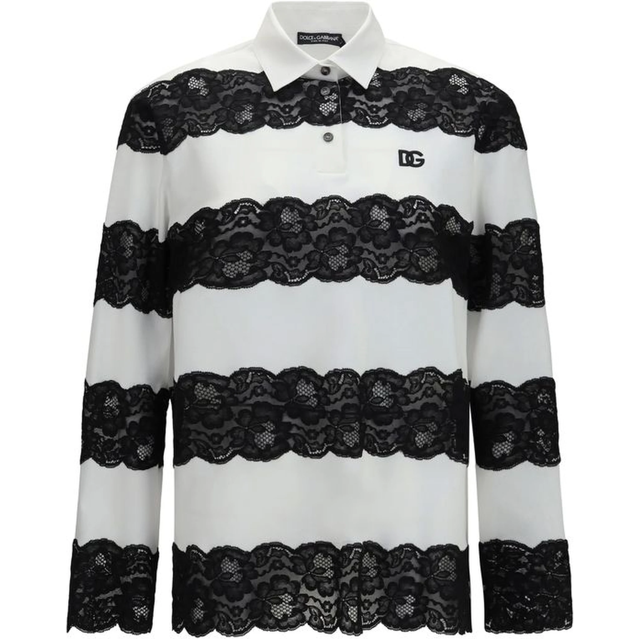 White Cotton Polo Shirt