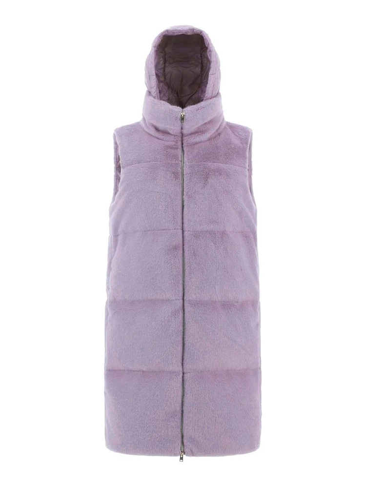 Purple Polyamide Coat