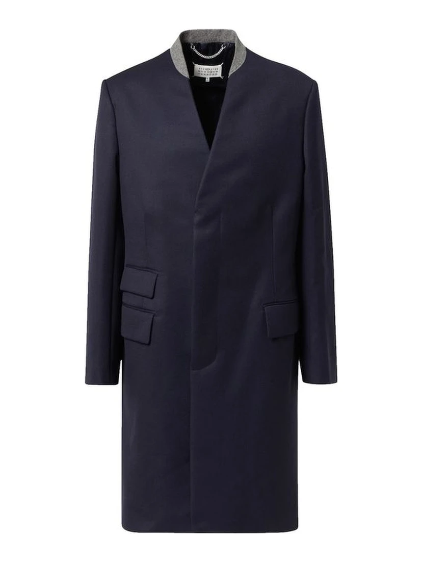 Blue Wool Coat