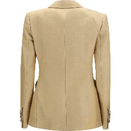 Beige Linen Blazer
