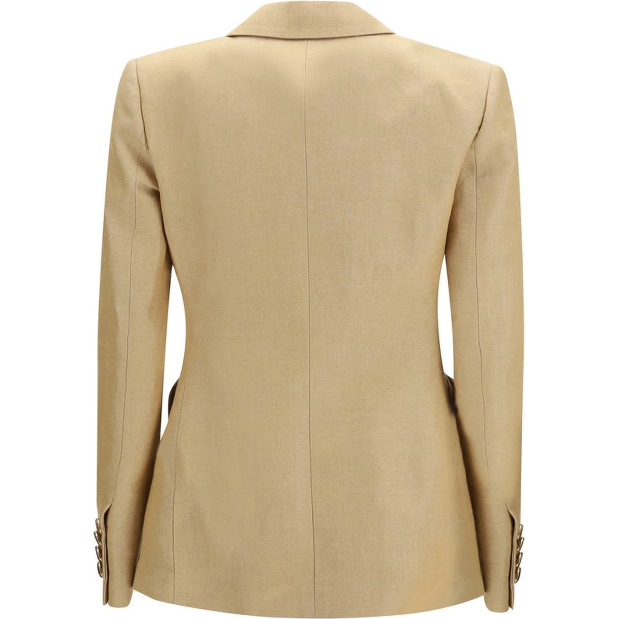 Beige Linen Blazer