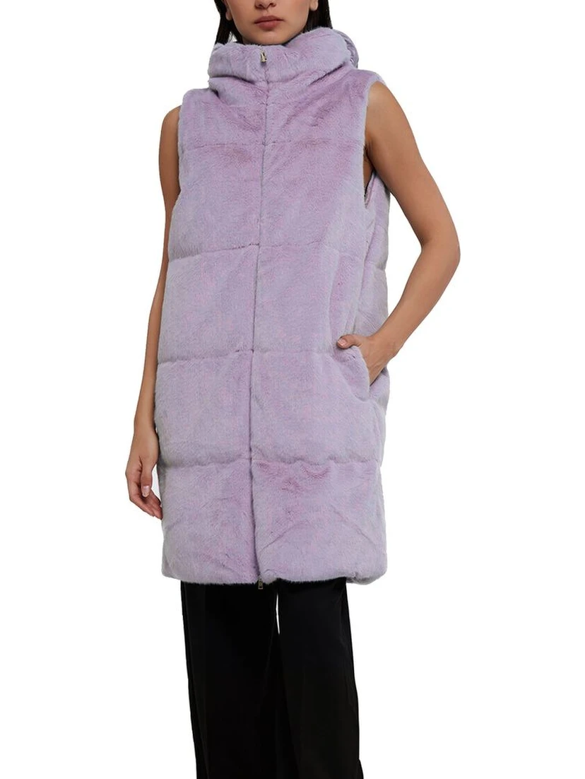 Purple Polyamide Coat