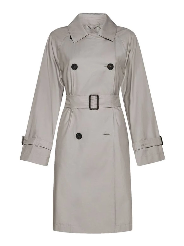 Beige Cotton Coat