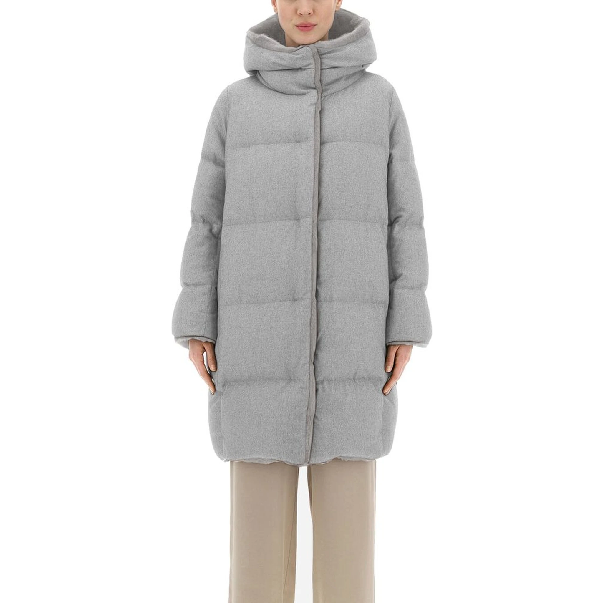 Gray Cashmere Coat