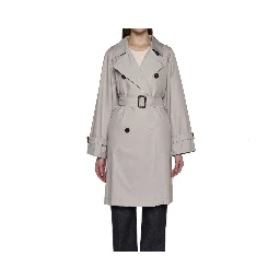 Beige Cotton Coat