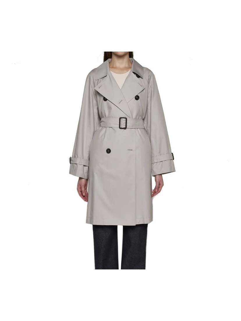 Beige Cotton Coat