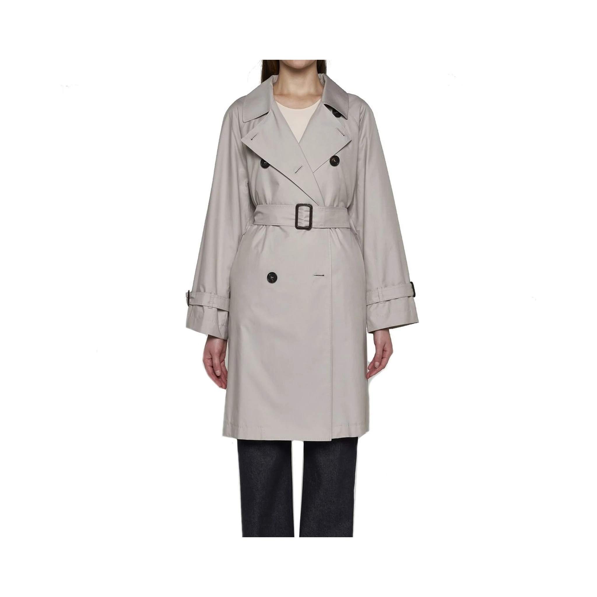 Beige Cotton Coat