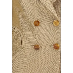 Beige Linen Blazer