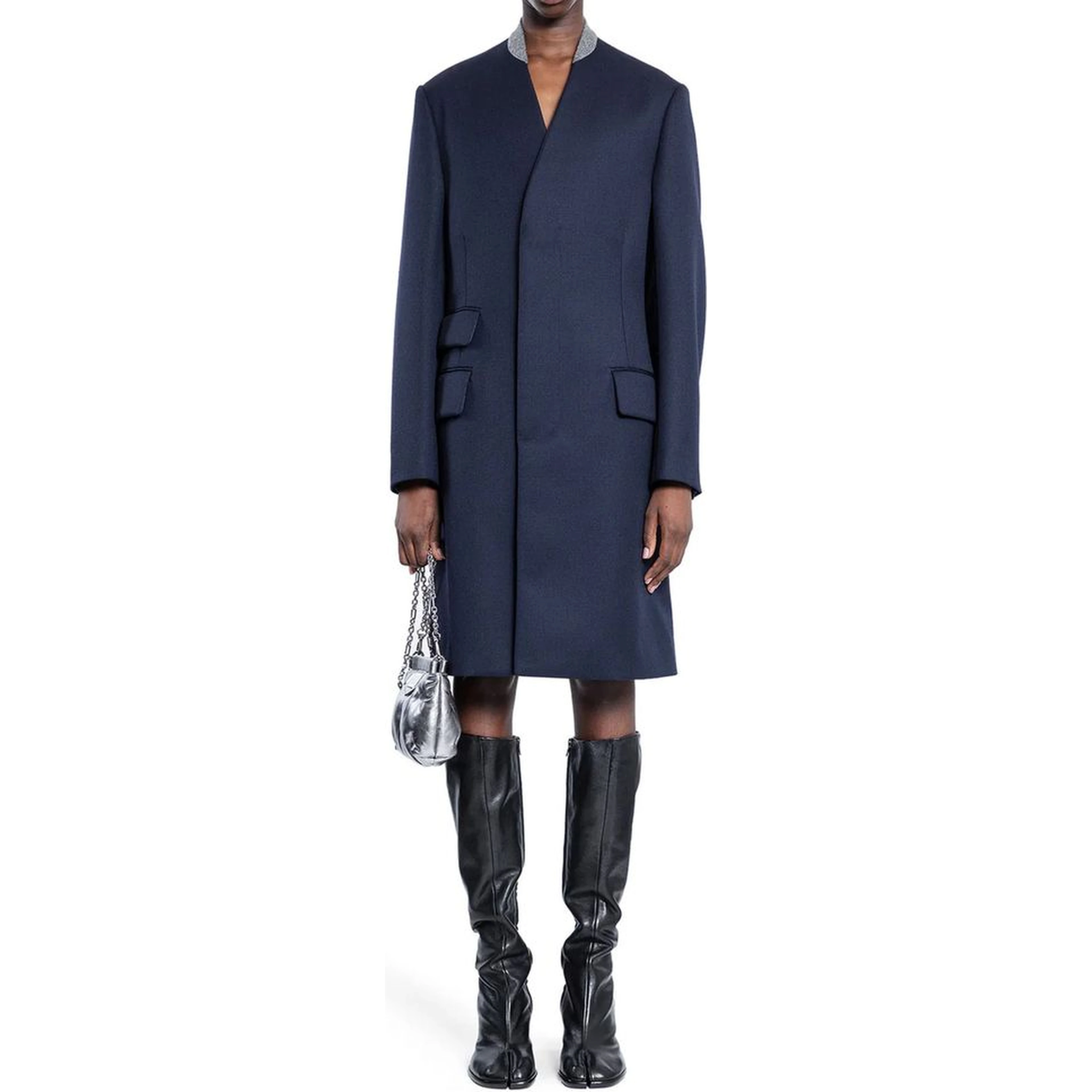 Blue Wool Coat