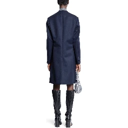 Blue Wool Coat