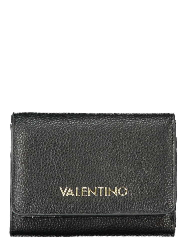 Black Polyurethane Women Wallet