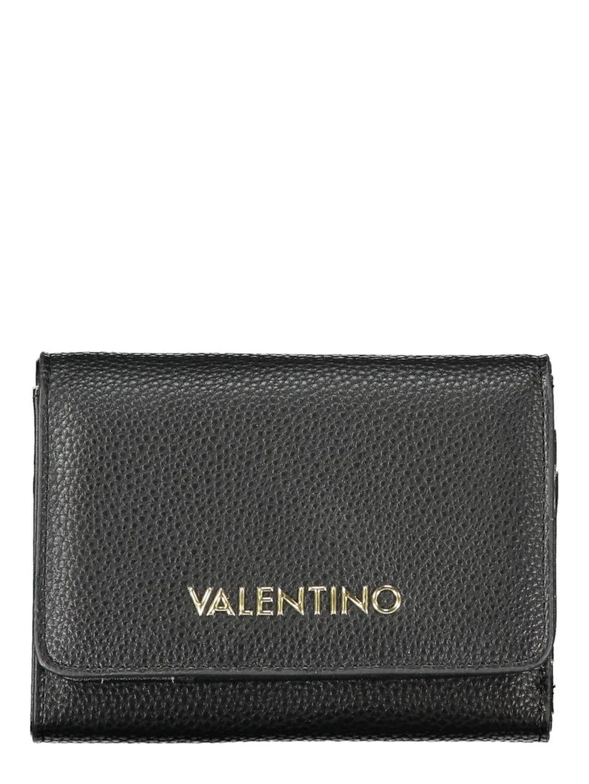 Black Polyurethane Women Wallet