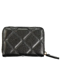 Nero Poliuretano Women Wallet