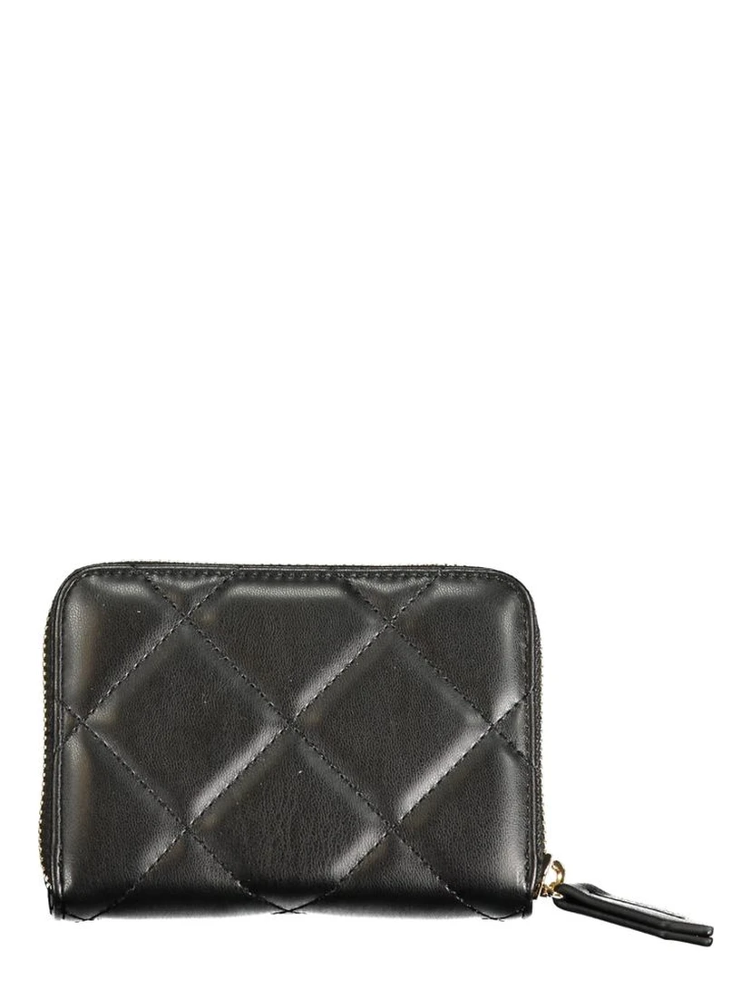 Nero Poliuretano Women Wallet