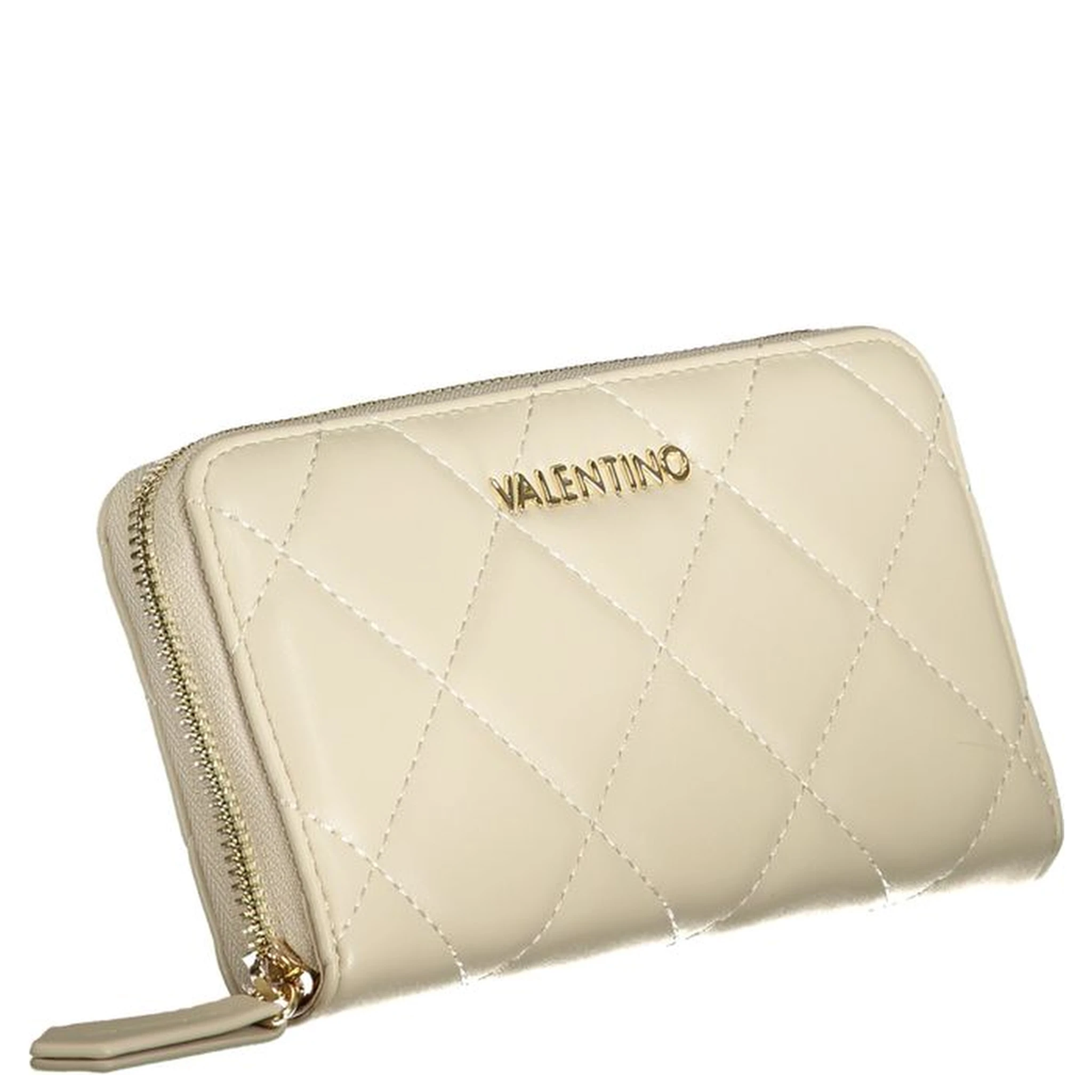 Beige Polyurethane Women Wallet