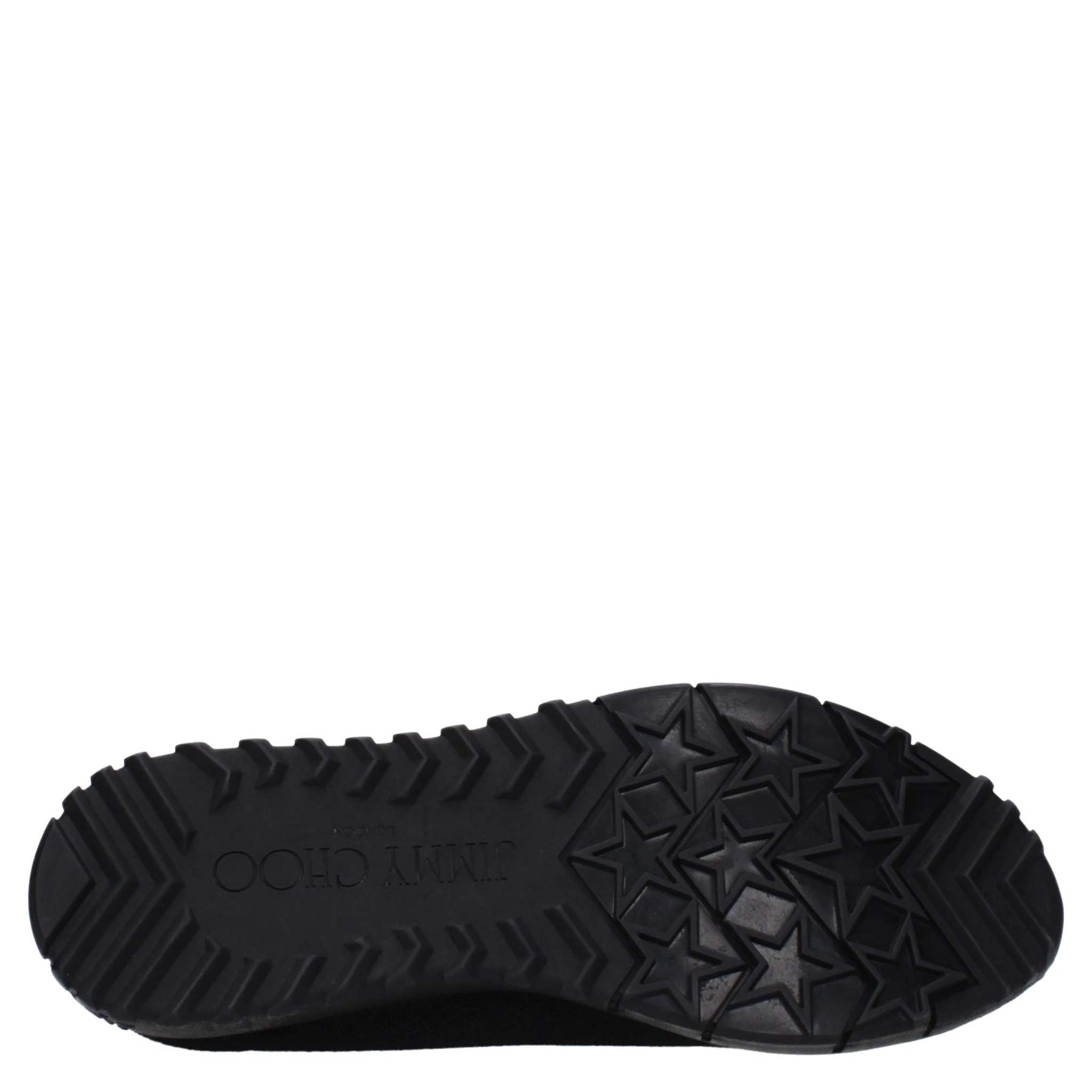 Black Fabric Slip-On Loafers