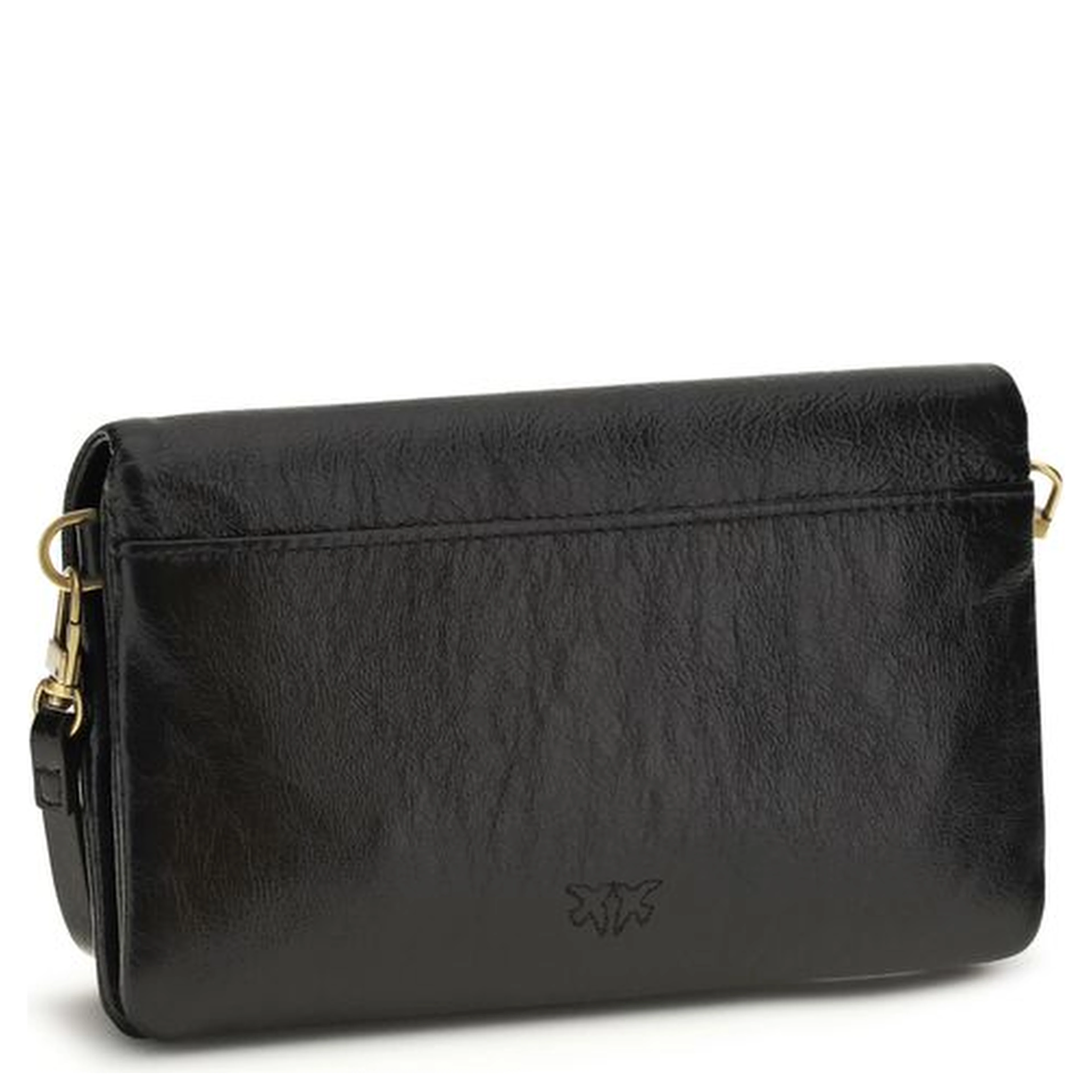 Black Goatskin Shoulder Bag