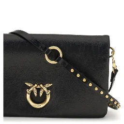Black Goatskin Shoulder Bag
