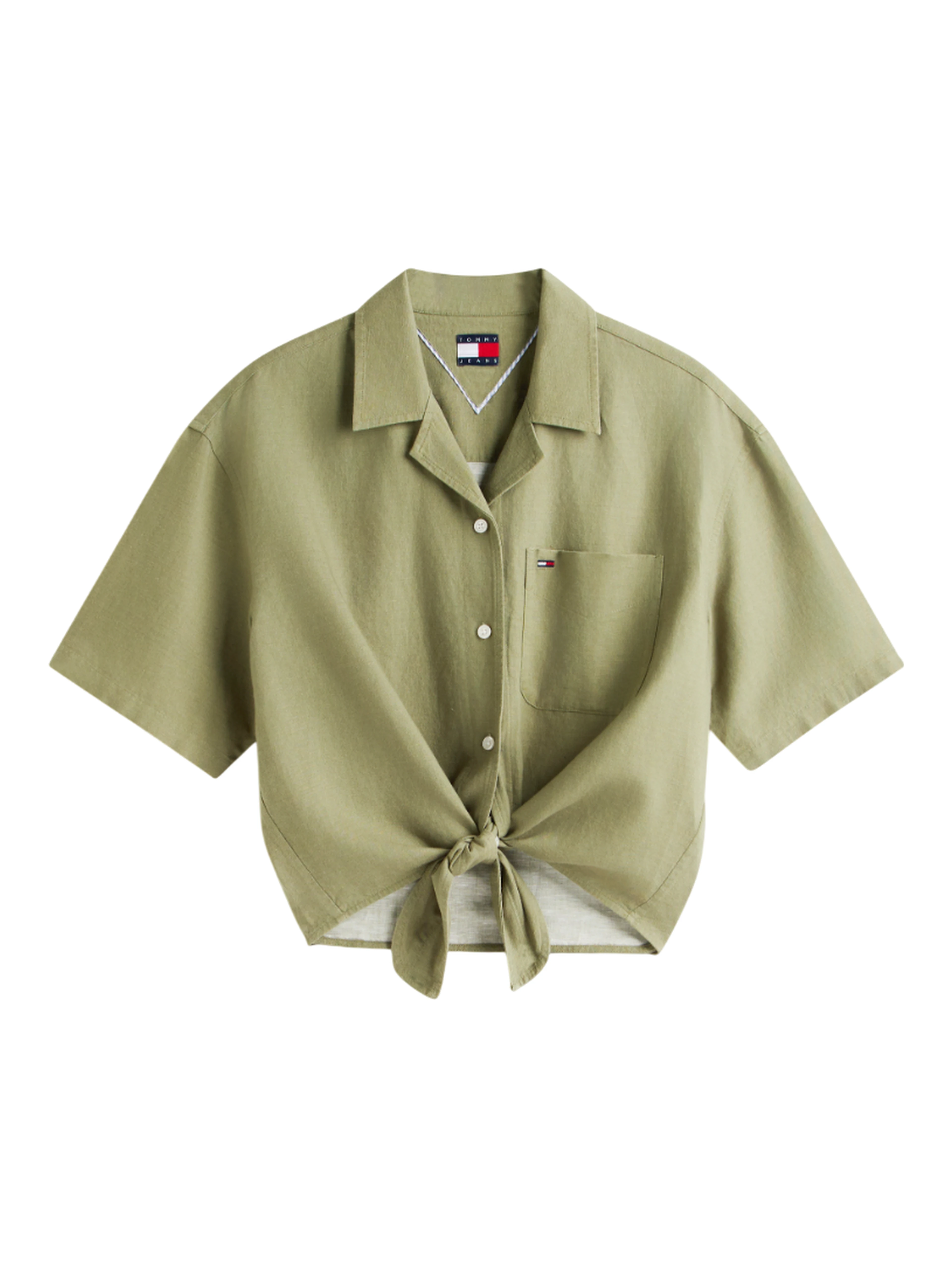 TOMMY JEANS Shirts Green