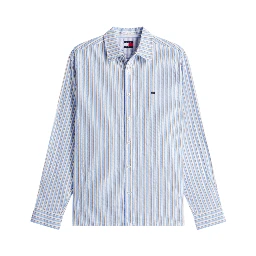 TOMMY JEANS  Shirts Clear Blue