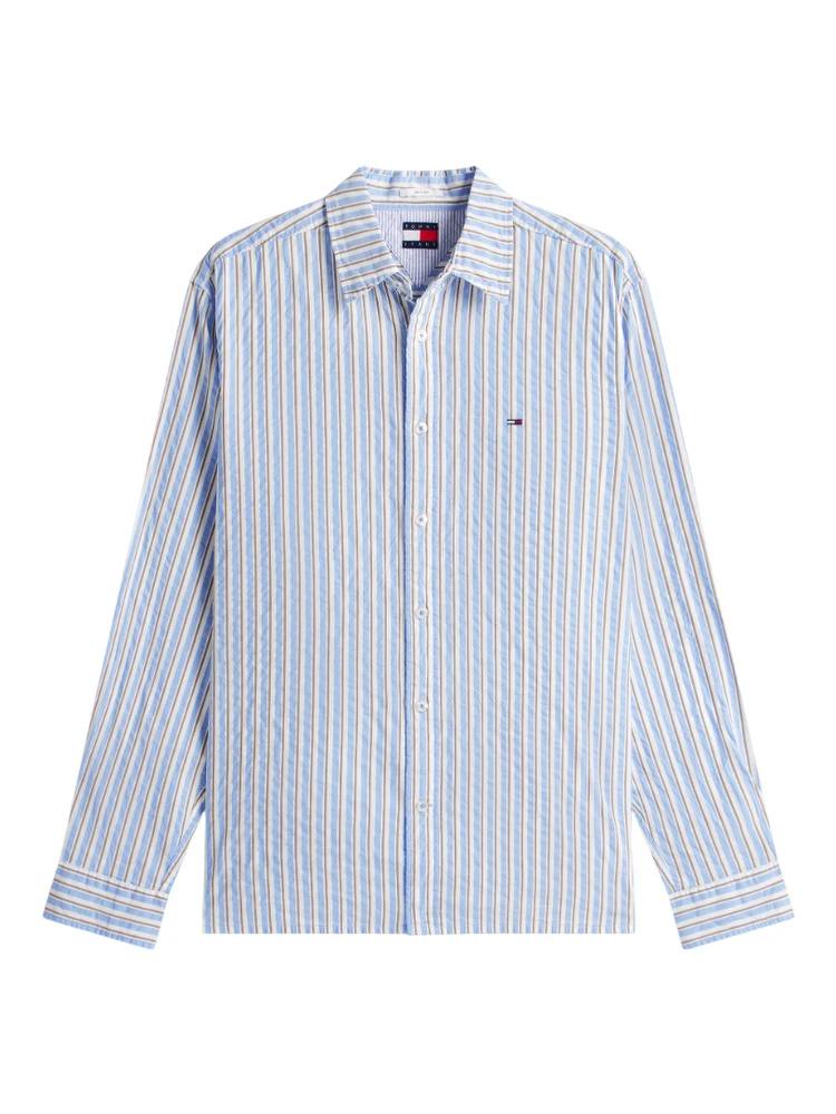 TOMMY JEANS  Shirts Clear Blue