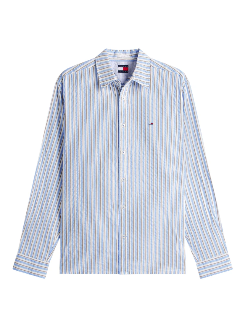 TOMMY JEANS  Shirts Clear Blue