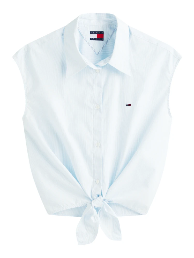 TOMMY JEANS  Shirts Clear Blue