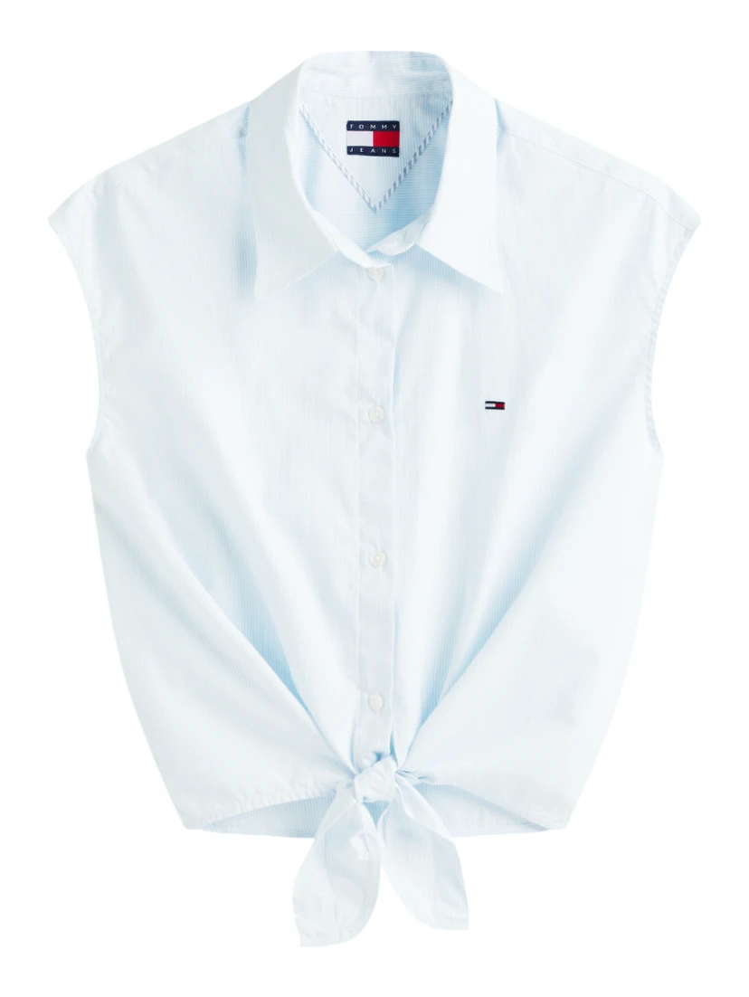 TOMMY JEANS  Shirts Clear Blue