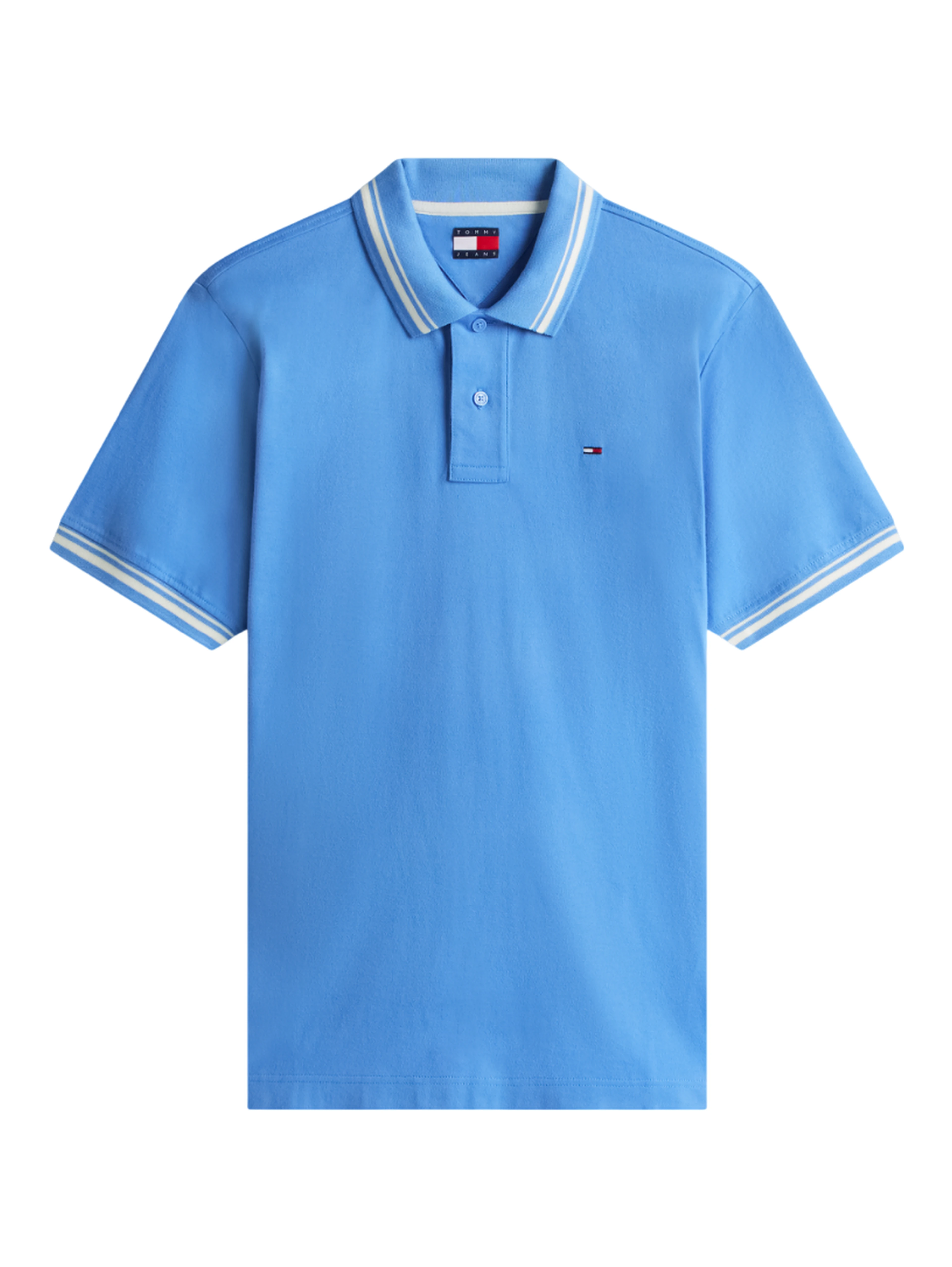 TOMMY JEANS  T-shirts and Polos Clear Blue