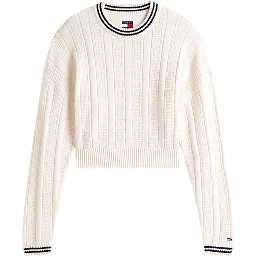 كنزات تومي جينز بيضاء